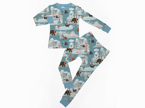 Winter Woodland 2 piece pajama set